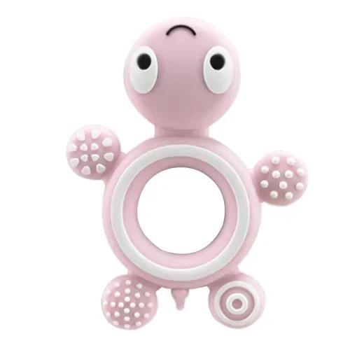 Silicone Baby Teethers Turtle 1PC Food Grade Tortoise Silicone Tiny Rod Children's Goods Nurse Gift Baby Teether Toys
