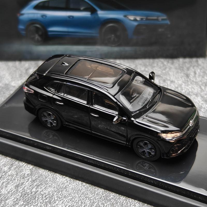 TCFJN1 VW 1:64 Tiguan L China Police/White/Black car model display Collection Holiday gift