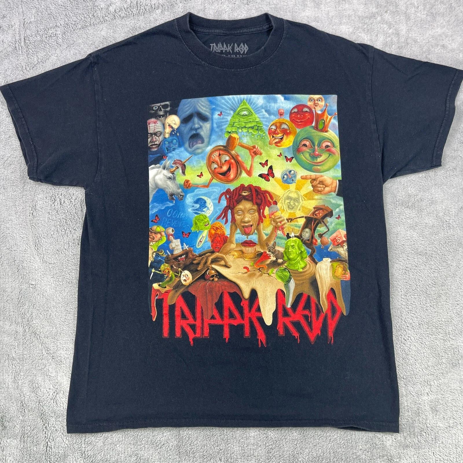 Trippie Redd Hip-Hop Music Rapper Official Merch Black Med Graphic T-Shirt Tee S