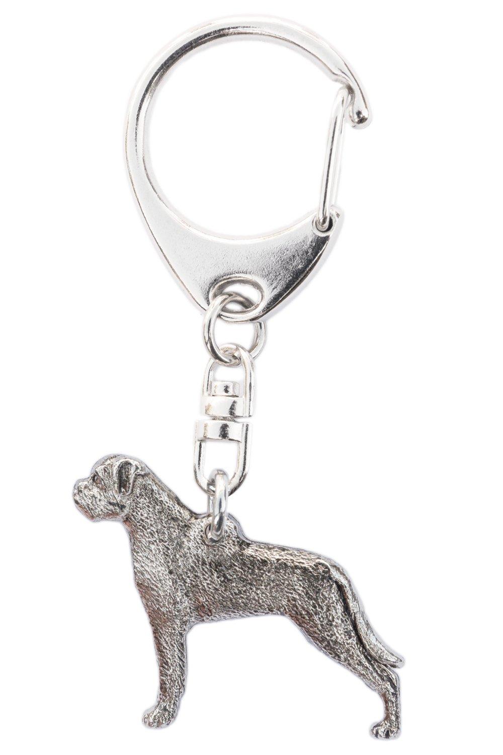 

Boxer Made in England Art Dog Keychain Collection (uncut version)