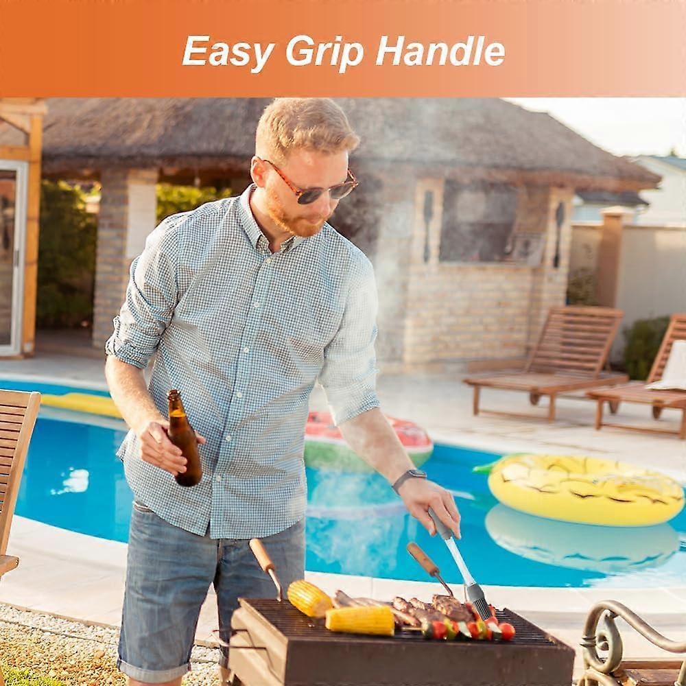 2PCS Silicone Oil Brush Basting Pastry Brush for Grilling BBQ Baking