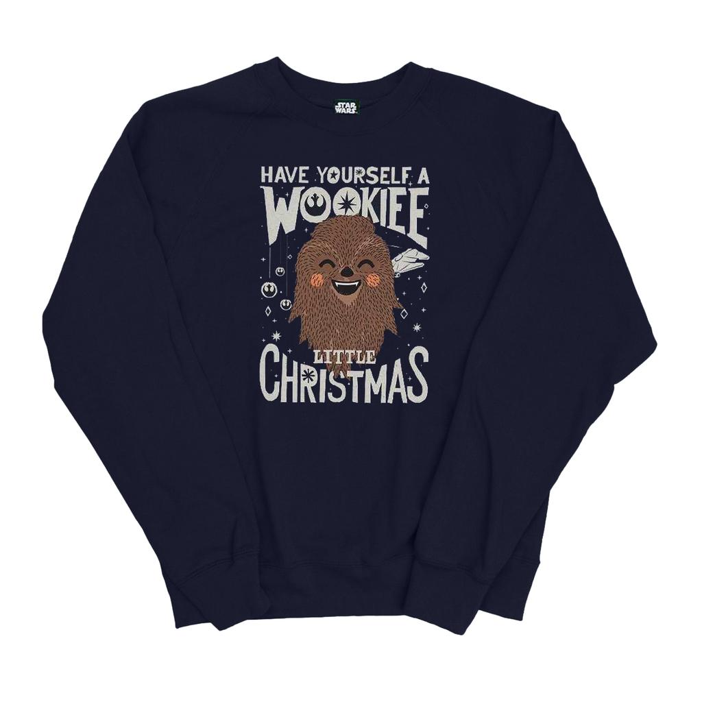 STAR WARS Womens/Ladies Wookiee Little Christmas Sweatshirt
