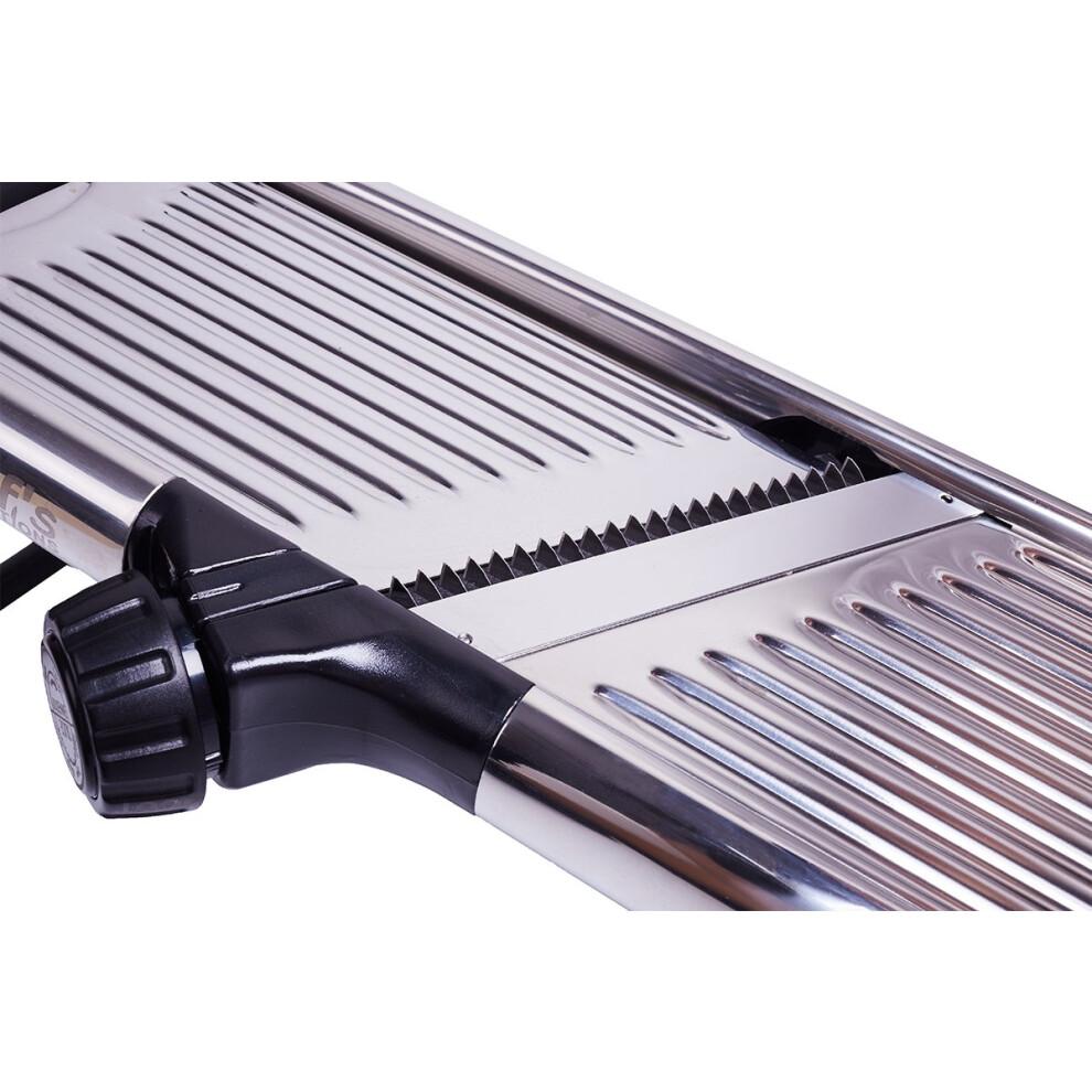 Adjustable Mandoline Vegetable Slicer by Chef's INSPIRATIONS. Best for Slicing Food, Fruit and Vegetables. Mandolin Slicer Julienne Cutter. Cut Proof