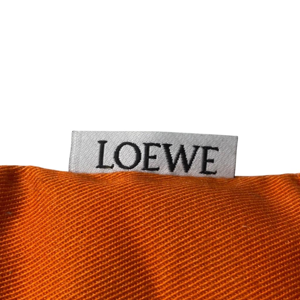 Pouzdro LOEWE z druhé ruky Oranžové/žluté bavlna/kůže Dámské