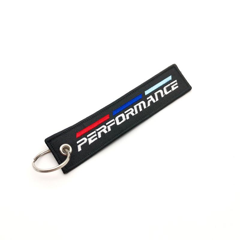 ZDNE2 BMW Emblem Nylon Lanyard Printing Style Long short Keychain For BMW M Performance E90 E60 E46 1 2 3 4 5 7 Series Accessories