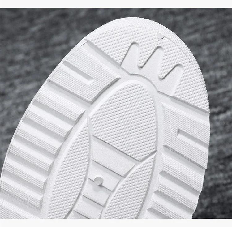 Fashion Winter Men's Shoes New Breathable High Top Shoes with Thick Soles and Warm Cotton Shoe Sneakers Daddy Shoe