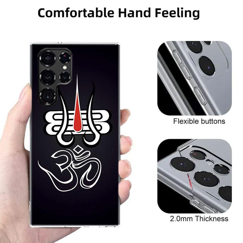 Om Symbol Meditation and Creativity Capa Phone Case For Samsung S26 Ultra S25 Edge Galaxy S23 S21 S20 S24 FE S22 S10 Plus Cover