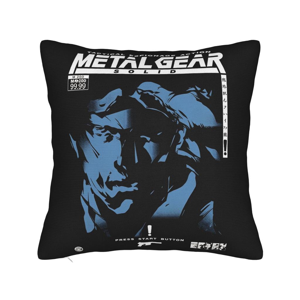 Fanart Mgs Gaming Pillow Case Soft Pillow Cover For Sofa Home Decoration Novelty Pillowcases