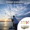 30Pcs  Soft Maggot Baits with Hook Plastic Fishing Lures Artificial Baits for Fishing Tackle Accessories Easy to Use