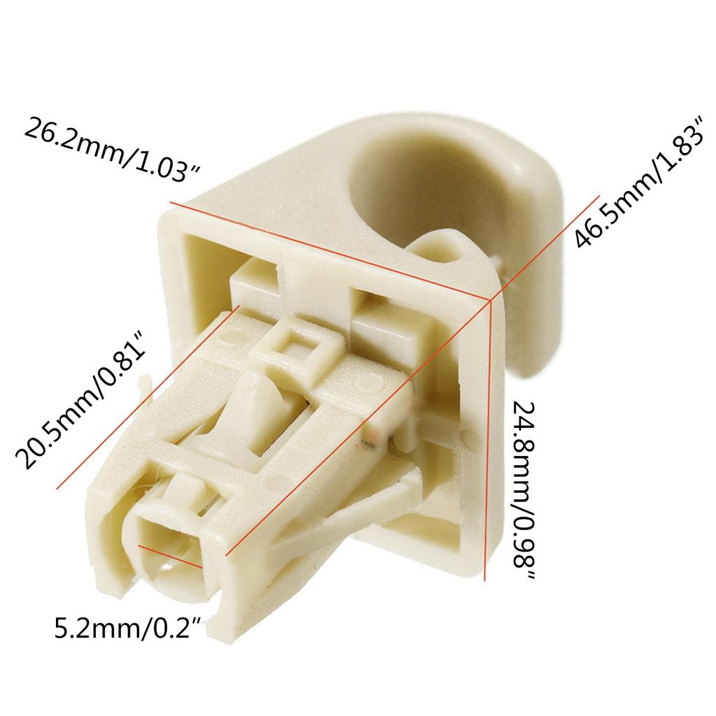 1 paar Sonnenblende Clip Haken Halterung Retainer Innen Trim Fastener Clip für Camry Corolla Matrix Prius RAV4 74348-33040