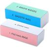 Lime à ongles Lot de 4 blocs polissoirs à ongles 4 en 1 pour manucure et nail art220