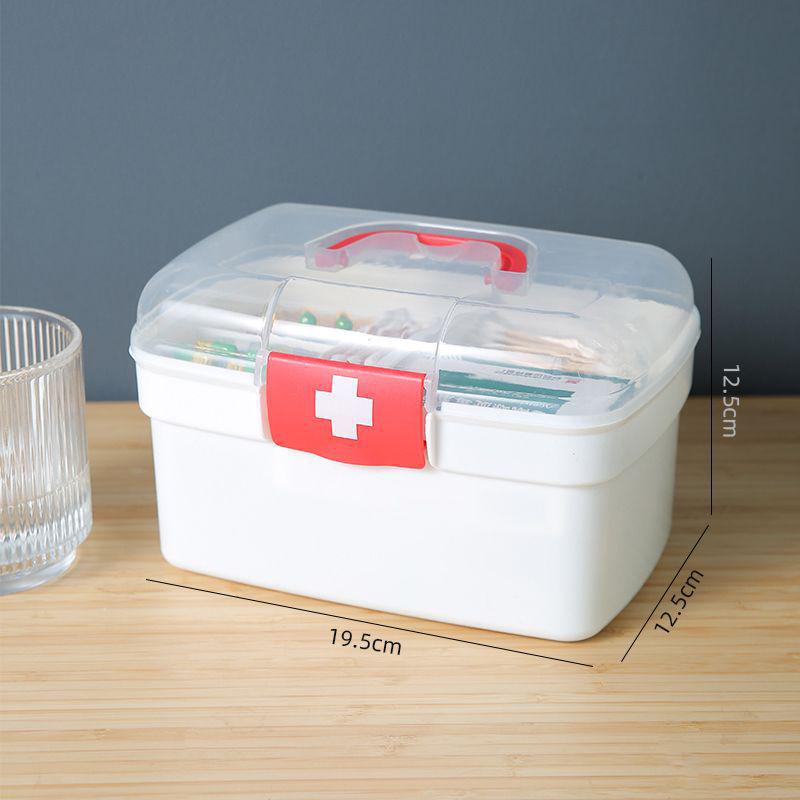 

Large Capacity Multi-Layer Emergency First Aid & Medicine Storage Box