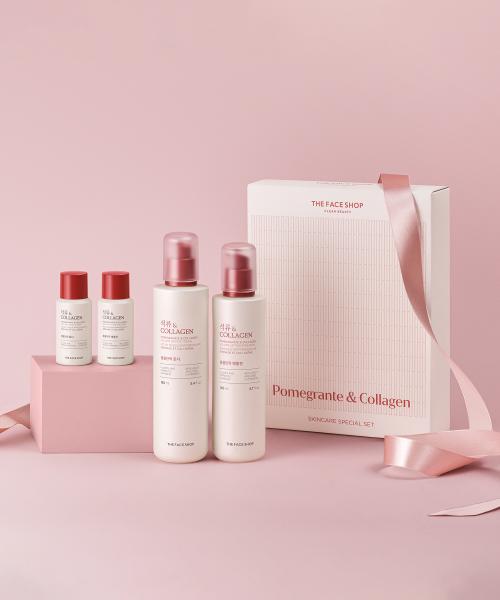 The Face Shop Pomegranate & Collagen Volume Elasticity 2-Piece Set FREE