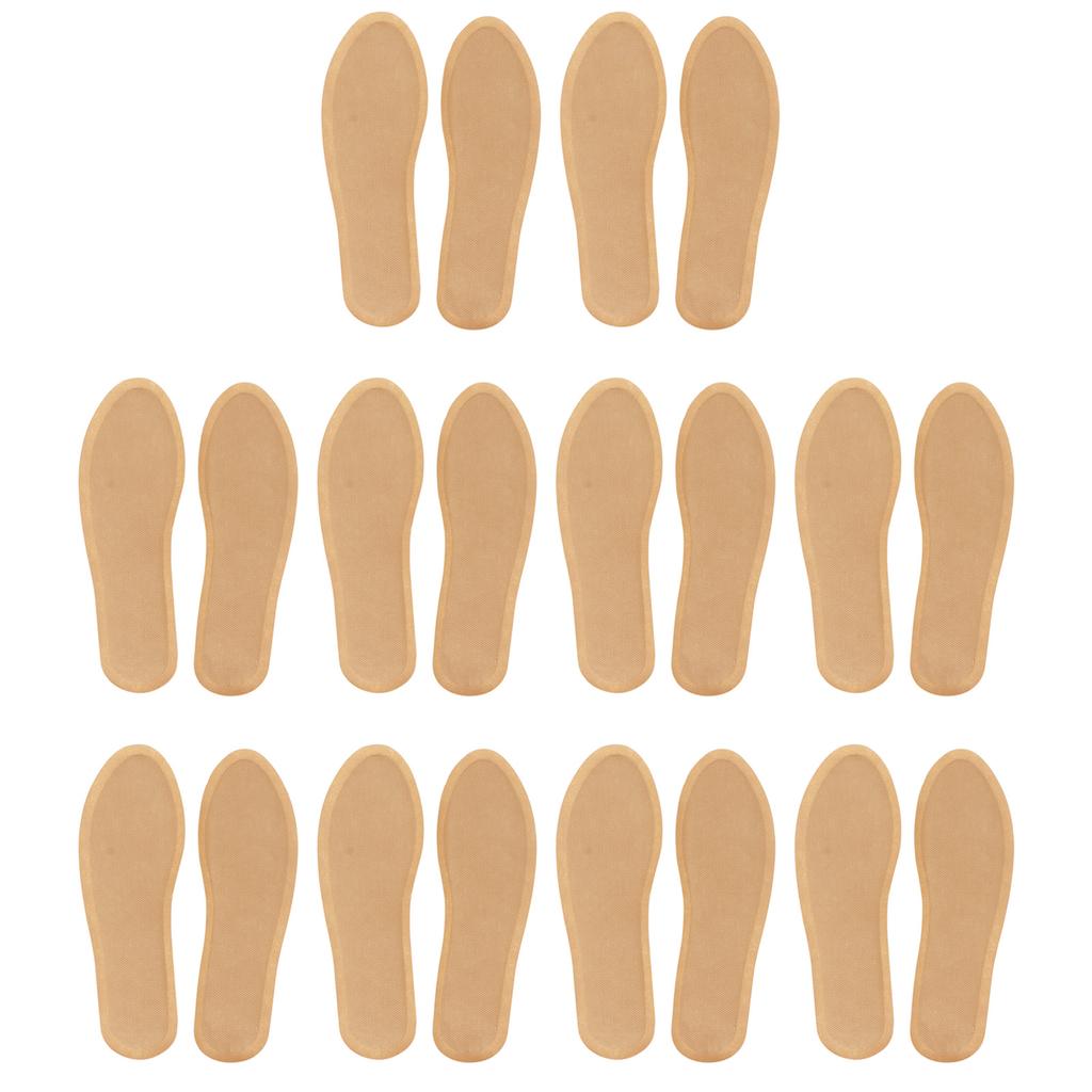 10 Pairs Insole Foot Warmers Disposable Long Lasting Safe Wormwood Heating Foot Insole for Women 36‑39