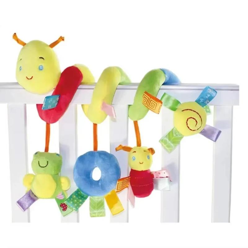Car Seat Toys Infant Plush Hanging Toys For Babies 0 3 6 12 Months Stroller Crib Mobile Rattles Bed Winding Plush Baby Toy Gifts