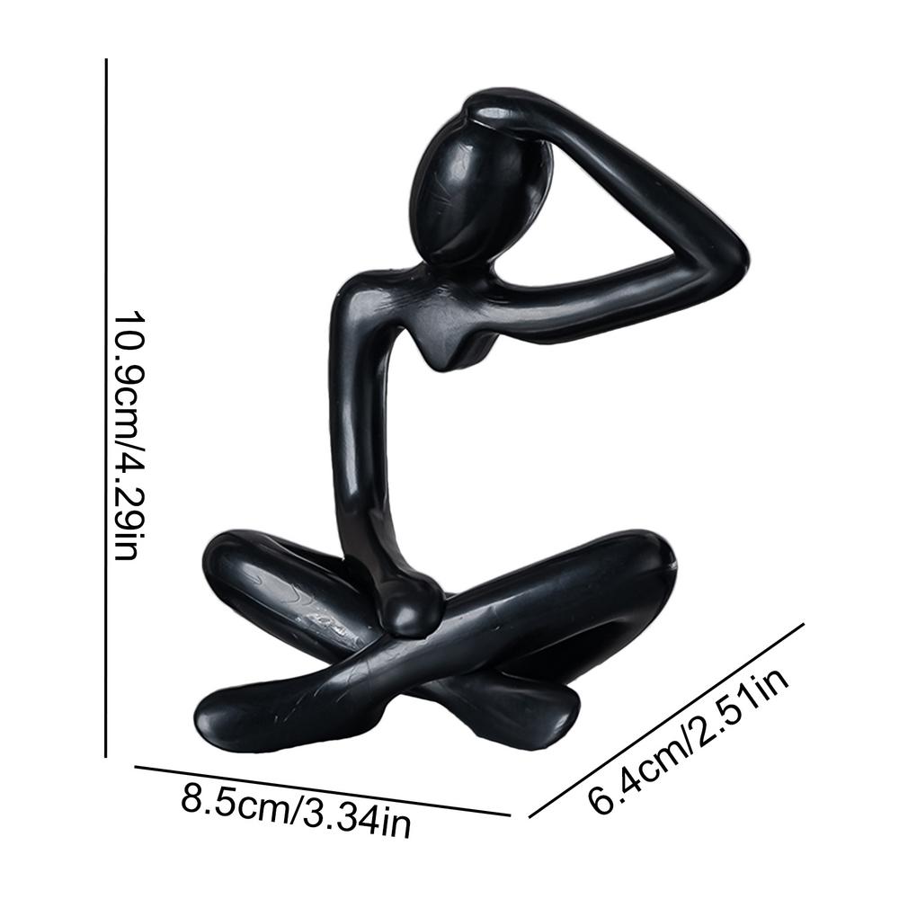 Thinker Abstract Statues Sculptures Figurine Living Room Home Decor Desk Ornaments
