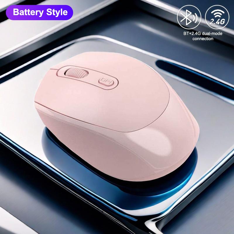 Mouse Wireless USB Ricaricabile Bluetooth Silenzioso 2.4G Mouse da Gioco Ergonomico per Macbook Notebook PC Laptop Ufficio