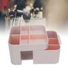 Cosmetic Storage Box Organizer with Drawer Lid Desktop Countertop Makeup Lipstick Brushes Case Holde