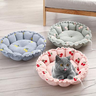 Cama para Mascotas Extra Gruesa Reutilizable Súper Suave Cómoda Transpirable Conservadora del Calor Alta Elasticidad Ligera