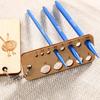 Precision Wooden Knitting and Crochet  Marker with Easy-to-Read Density Calculator