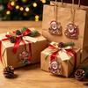 Fun Seasonal Window Display Decor 12Pcs Funny Old Women Christmas Tree Ornaments, 2D Flat Acrylic Cartoon Grandma Durable Hanging Ornaments