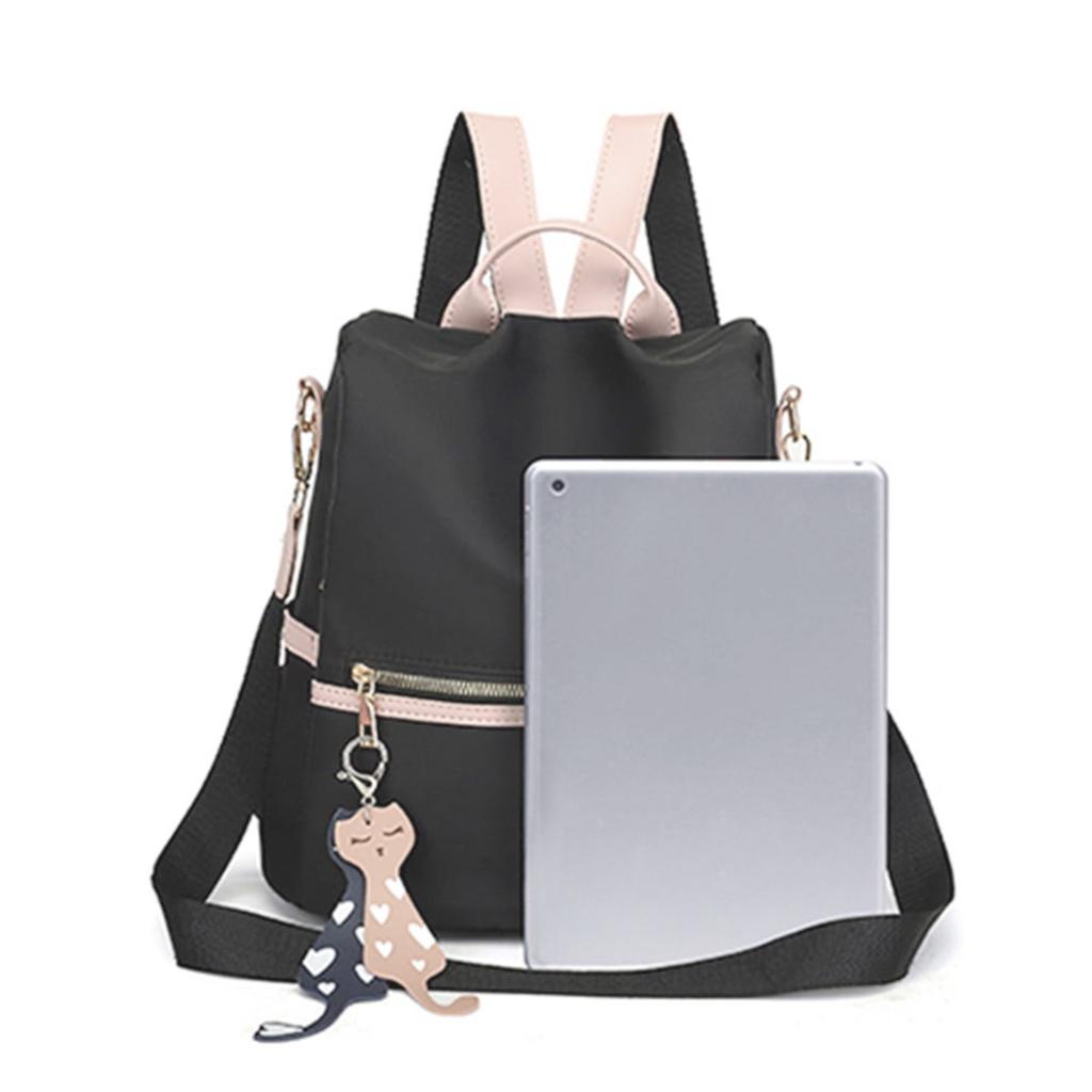 Backpack Women Casual Bag Backpack School Fashion School -Theft Nylon Multifunctional Large Capacity Shoulder Bag For Travel