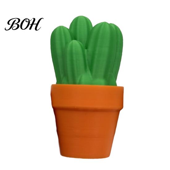 Relaxing Fidget Clicker 3D Printed Cactus Toy, Simulated Succulents Desk Small Accessory Ornament, Mini Portable Sensory Toy for Adults Tactile