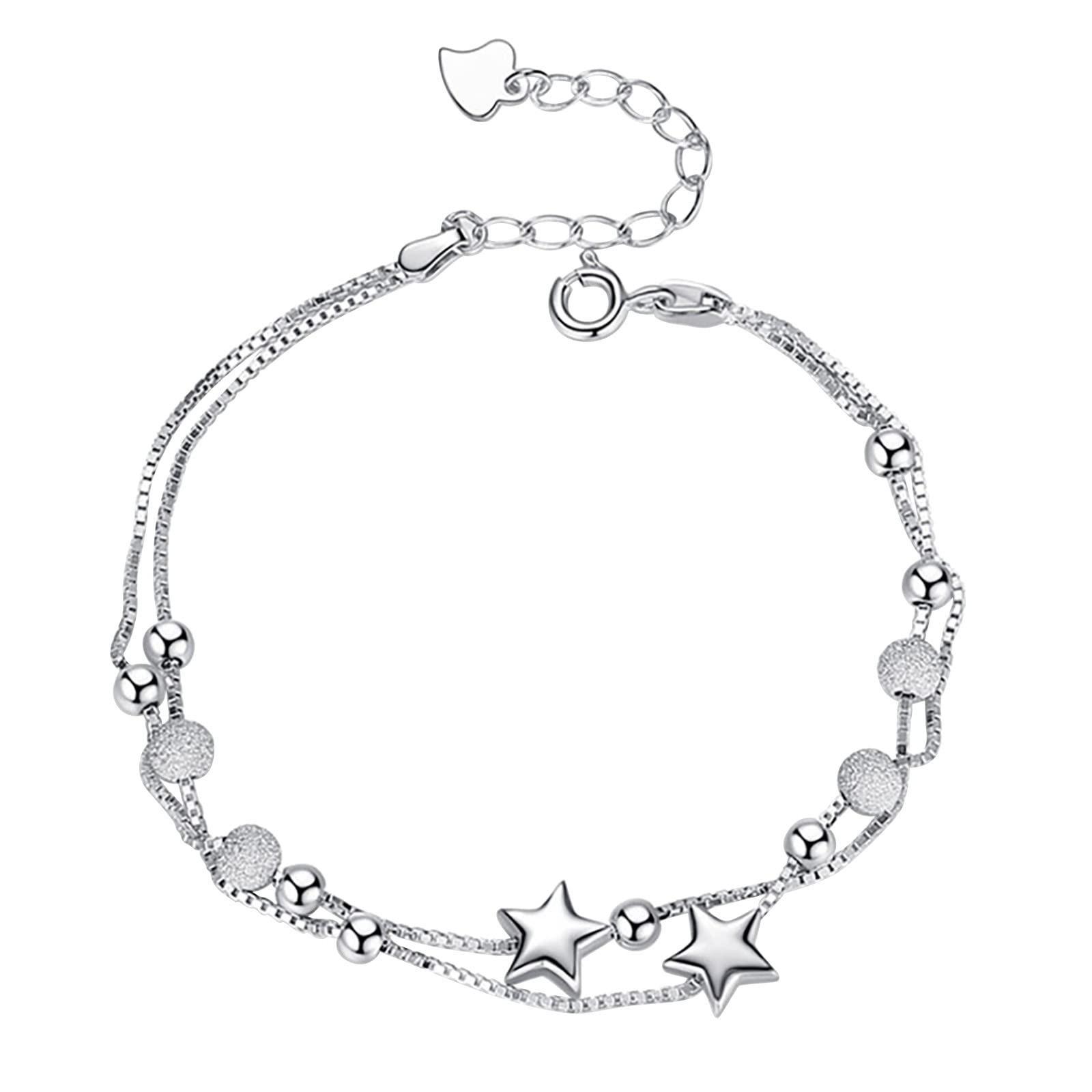 

Браслет из стерлингового серебра 925 пробы для женщин, простые регулируемые браслеты, изысканные подарки на день рождения, годовщину, Рождество, День благодарения