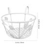 1Pcs Iron Art Hanging Basket Flowerpot Stand Wall Mounted Or Railing Mount Plant Display Rack for Living Room Porch Office