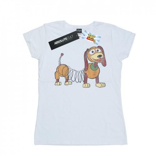 

Disney Womens/Ladies Toy Story 4 Slinky Pose Cotton T-Shirt XXL білий