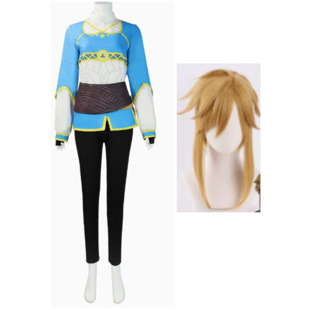 The Legend of Zelda Princess Zelda Cosplay Dress Full Halloween Costume Outfit
