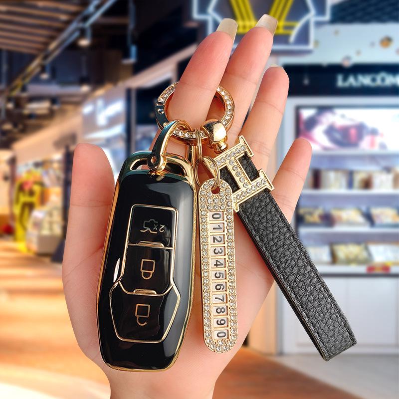 High-Grade Key Case for Ford Mondeo, Mustang, Edge, Kuga, Explorer, Taurus.
