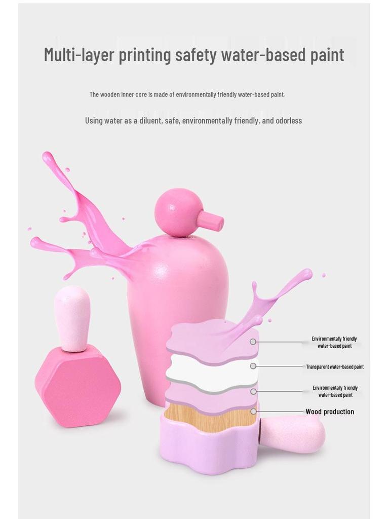 Children's Princess Makeup Table Toy - New Year Gift for Girls, CE Certified Pretend Play Dressing Table