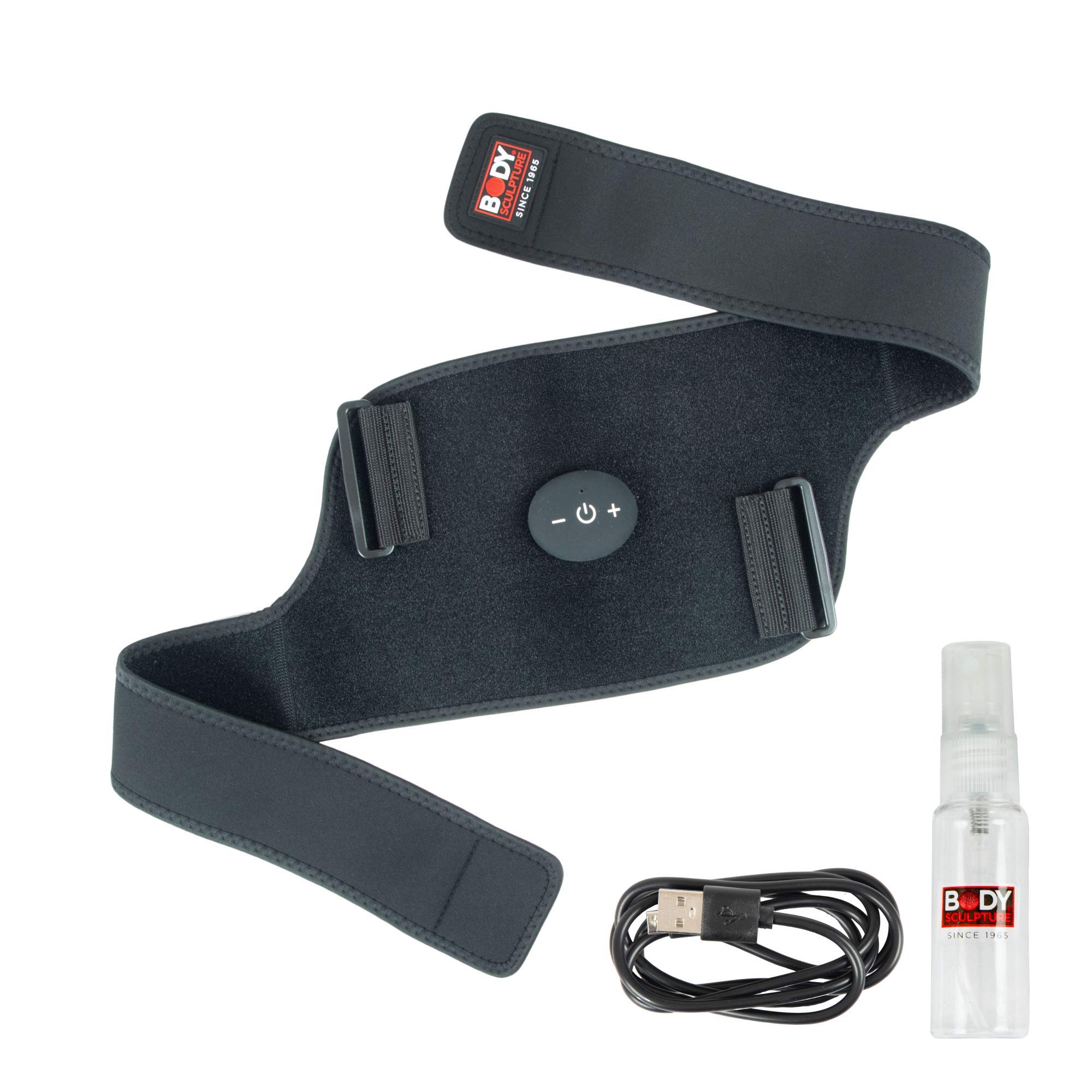 

Body Sculpting EMS BODY FITTER Thigh and Calf Training 10 Intensity Unisex Equipment, Rechargeable, Levels, чёрный