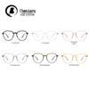 Retro TR90 Transparent Eyeglasses Frame 3C103: Anti-Blue Light Plain Glasses for Men & Women with Pin Cap
