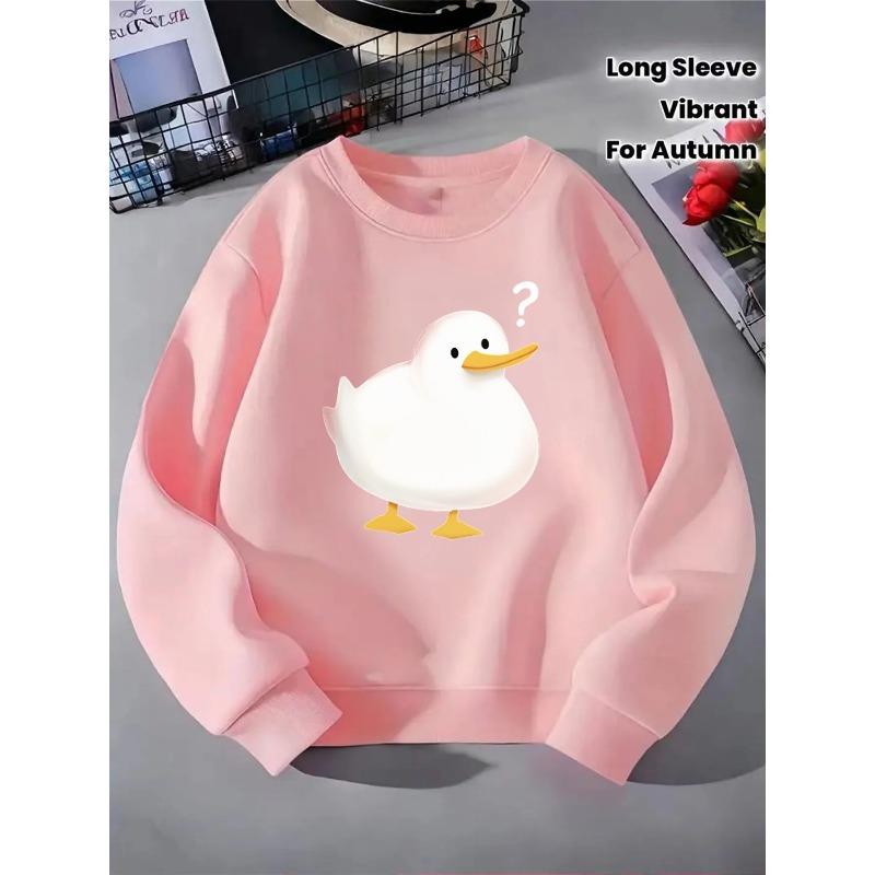 European sizes Kids' Round-neck Crewneck Sweatshirt | Soft & Comfortable, Casual Multi-colored Long-sleeved T-shirt, Ideal Gift for Kids