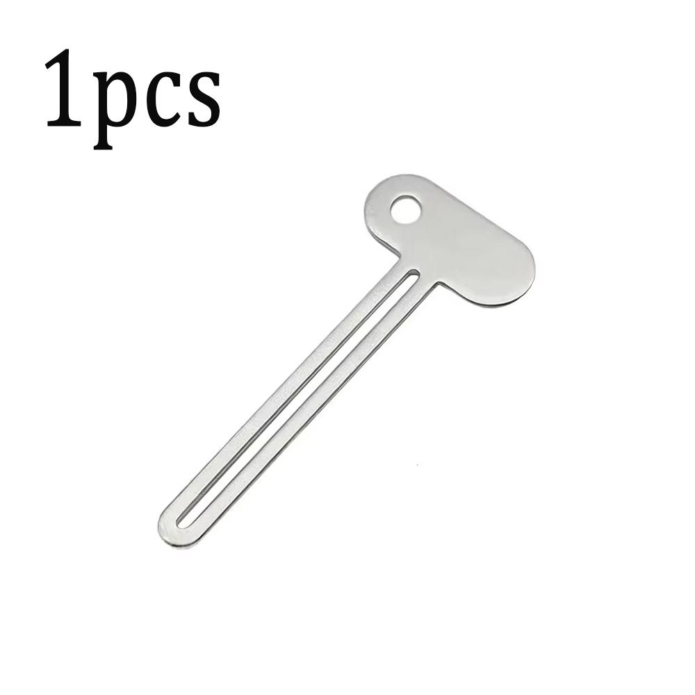

1/5pcs Bathroom Metal Toothpaste Squeezer Stainless Steel Tube Squeezer Universal Key Roller Tube Cream Paint Squeezer Tool other