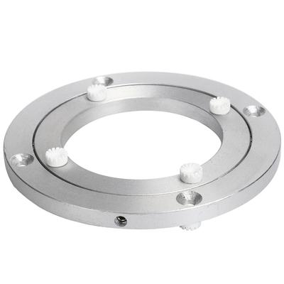 Silent Turntable Improved Mute Aluminum Alloy Rotating Hardware Turntable Stable and NonSlip for DiningTable(5 In )