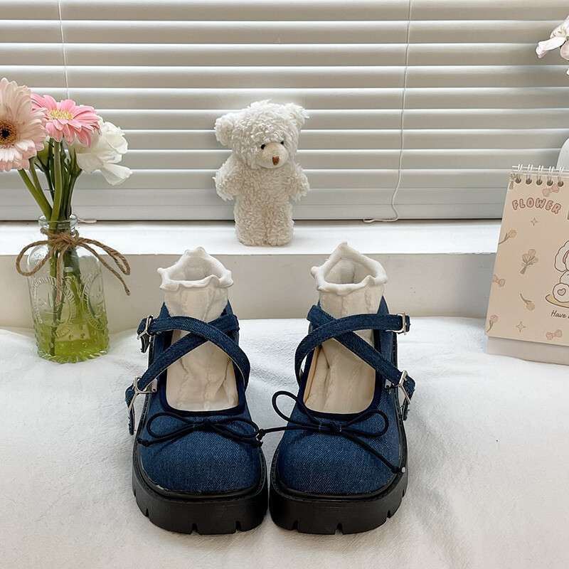 ins fairy wind summer new 2025 niche design sense Mary Jane shoes versatile platform high heel small leather shoes women