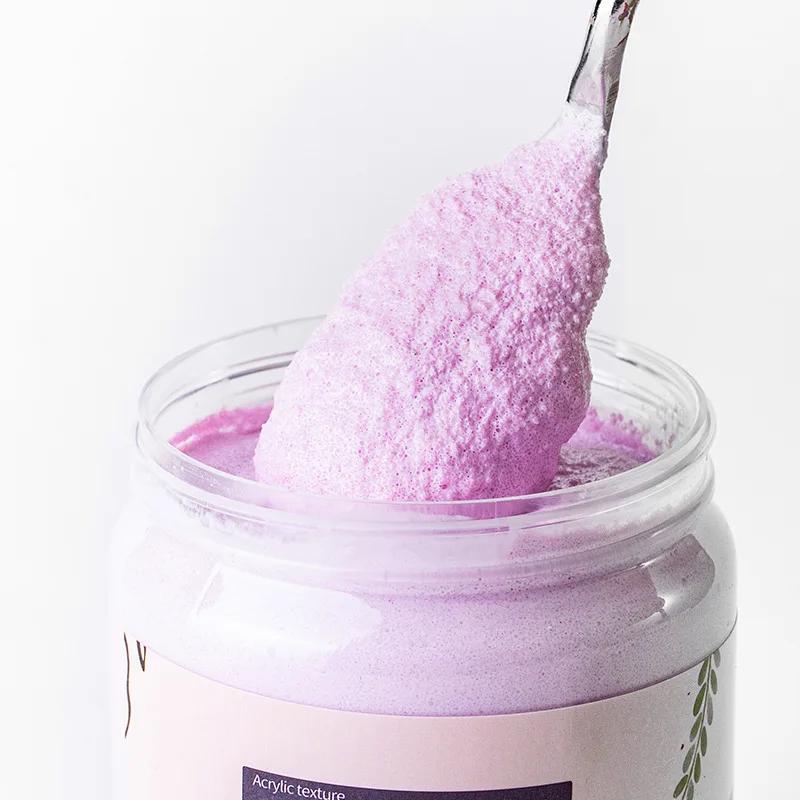 200ML Multicolor Quartz Sand Acrylic Pigment for Textured Painting Modeling Paste with Grainy Feeling for Painting Creation