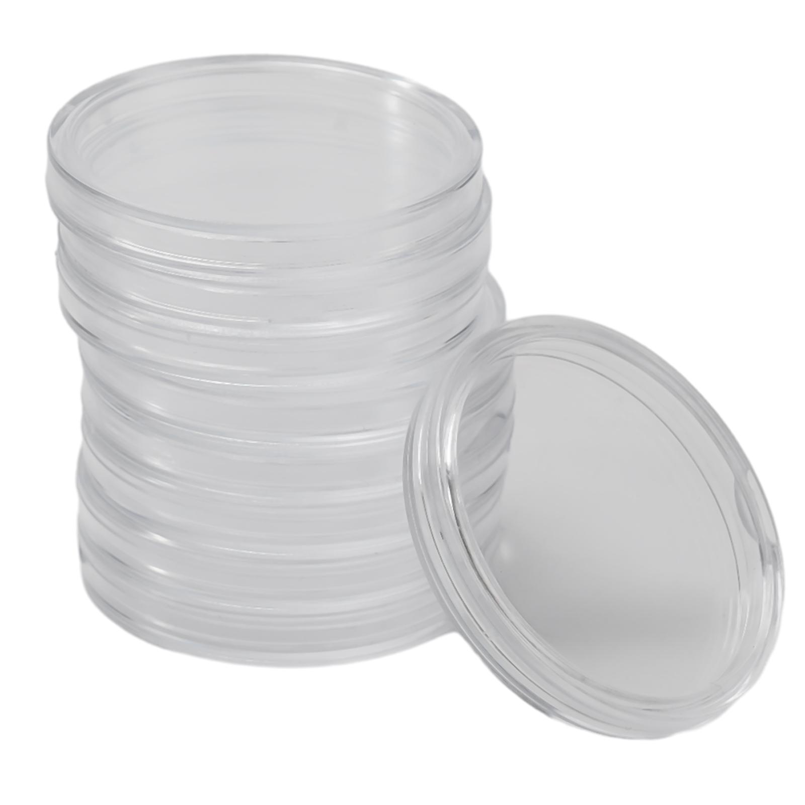 Coin Cases Coin Capsules Plastic Rimless 100pcs 39mm Coin Collection Coin Capsules Display Holder High Quality China Mainland