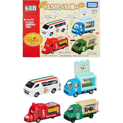 TAKARA TOMY Tomica Food Shop Playset Toy with Accessories for Kids