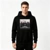 Men Print Pullover Hoodie Casual Long Sleeve Streetwear Hip Hop Loose Sweatshirt for Music Event