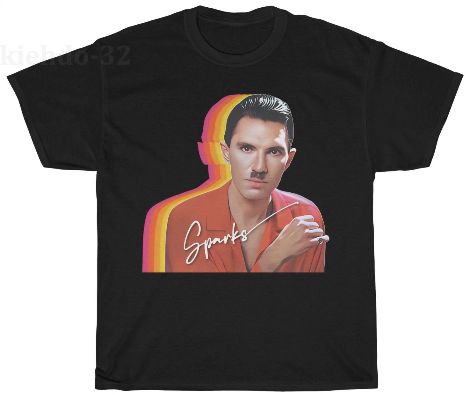 Sparks Vintage Music Rock Band Tribute Gift T-Shirt S-5XL Men Women Unisex M
