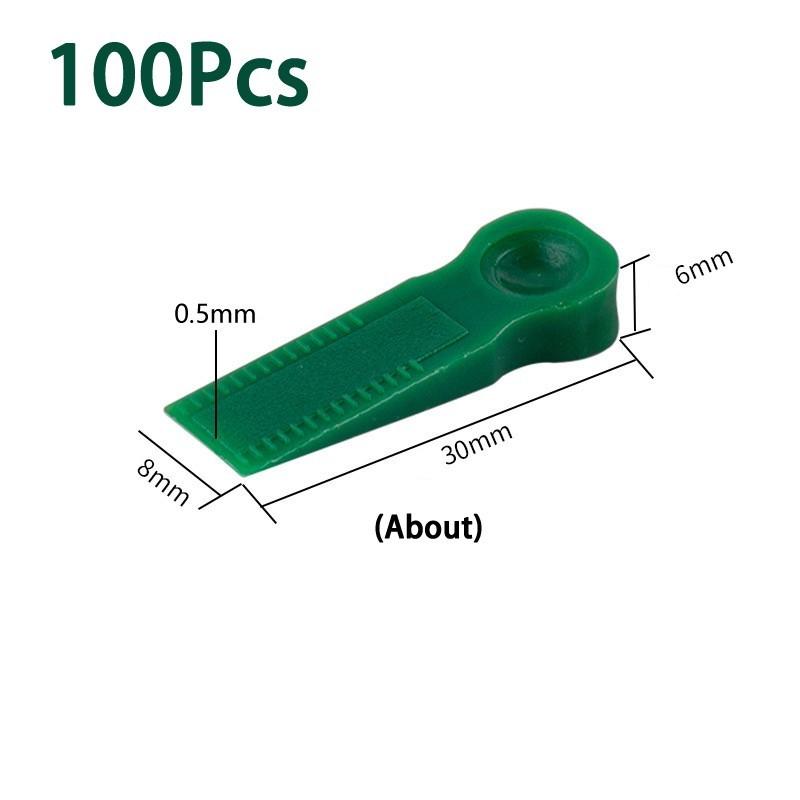 Tiling Tile Spacers Wall 100Pcs Clips Flooring Plastic
