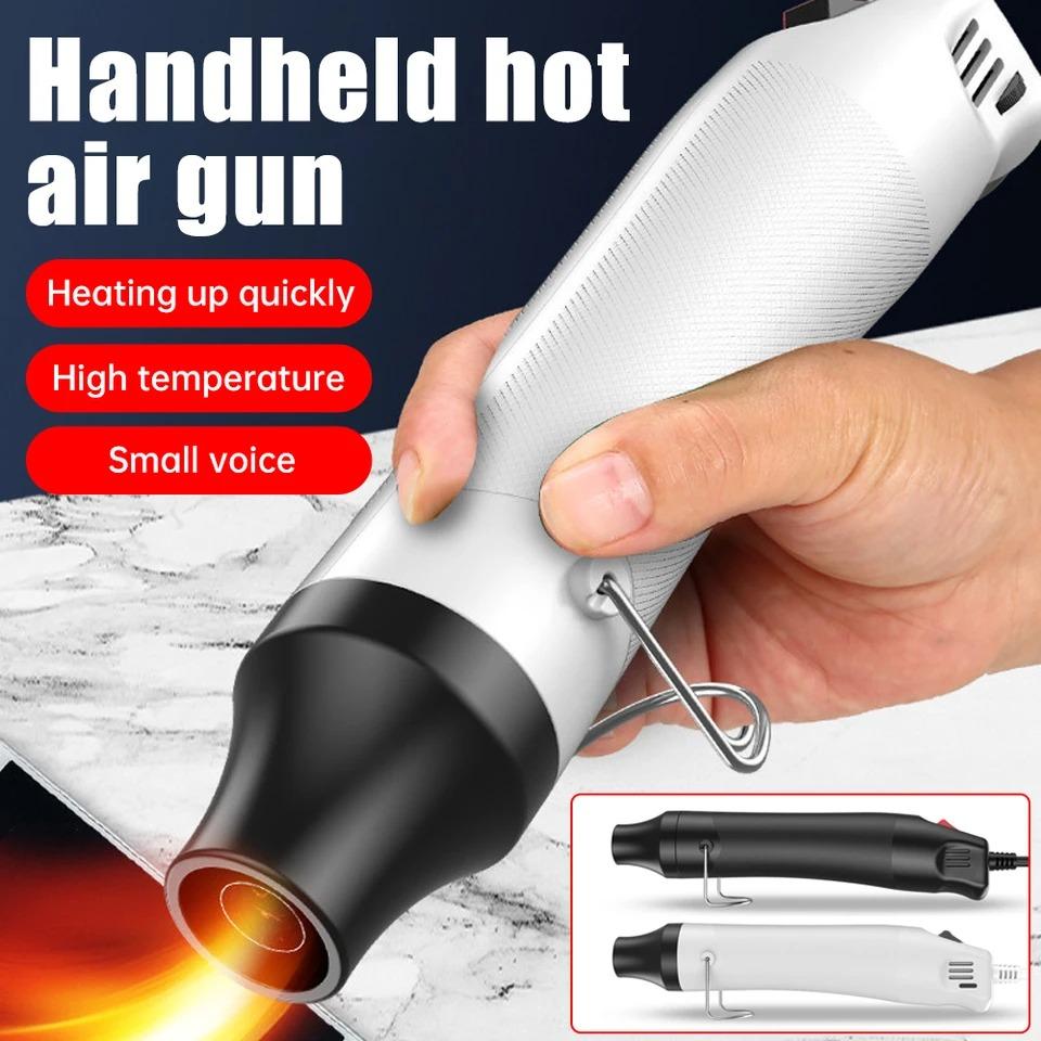Upgraded 220V Hot Air Gun Soldering Temperature Blower Gun DIY Crafts Hot Dryer Mini Heat Gun For Shrink Tubing Car Wrap
