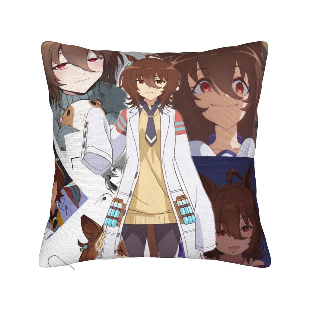 Decorative Pillowcase Umamusume Pretty Derby Anime Accessories Living Room  Throw Pillow Case Cover Square Multi Size