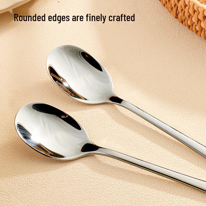 Jingdong Crafted 304 Stainless Steel Korean Style Spoon (2-pack)