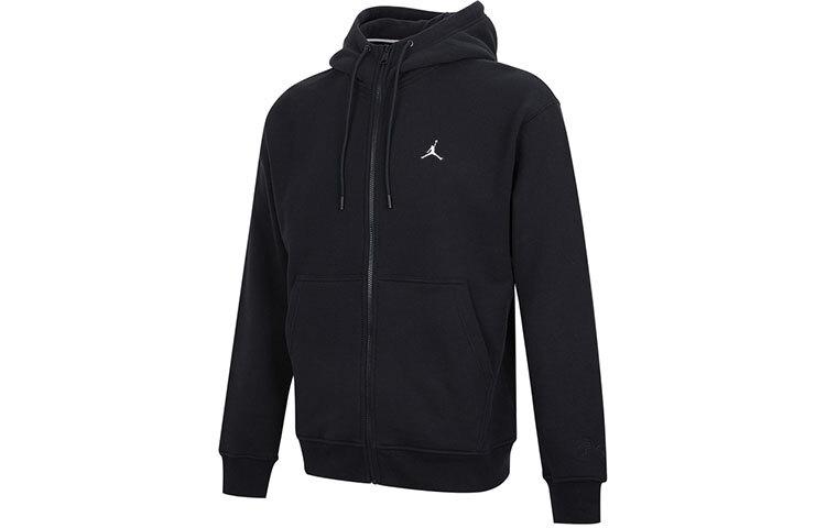 Jordan Embroidered Fleece-Lined Warm Hooded Jacket DA9811-010 M