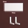 Paint-Free Floating Wall Shelf: Wooden Wall-Mounted Bookshelf and Storage Plank